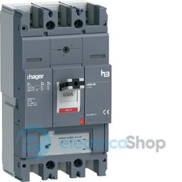 Автоматичний вимикач h3, x630, In=630A, 3п, 50kA, LSnl HMJ630GR Hager