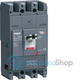 Автоматичний вимикач h3+, P630, In=630A, 3п, 50kA, LSI HMW630JR Hager