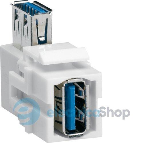 Модуль Keystone USB 3.0, під кутом 90° VZ30UA Hager