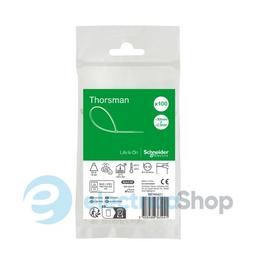 Хомут кабельний 100x2.5мм Thorsman IMT46401 білий (100 шт.)