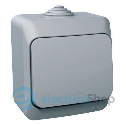 Вимикач 1-кл. зовнішнього монтажу IP44 Cedar Plus Schneider Electric сірий
