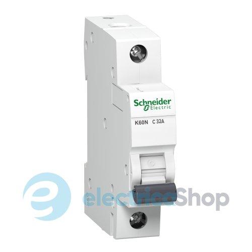 Автоматичний вимикач 1-п, 32А, C, 6kA, Acti9 K60N Schneider Electric A9K02132