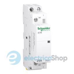 Контактор 25A/250V , 1НВ, котушка 230-240V/AC, DIN, Acti9 iCTK, SE A9C40125