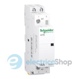 Контактор 16A/250V, 2НВ, котушка 230-240V/AC, DIN, Acti9 iCTK, SE A9C40216