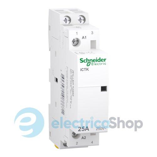 Контактор 25A/250V, 2НВ, котушка 230-240V/AC, DIN, Acti9 iCTK, SE A9C40225
