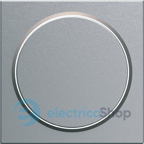 Накладка для поворотного димеру Lumina/Gallery, Hager WXD062T, срібна