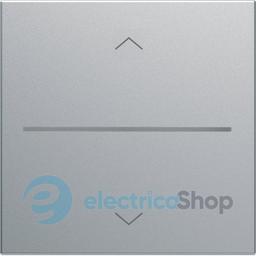 Накладка для вимикача для жалюзі Lumina/Gallery, Hager WXD080T, срібна