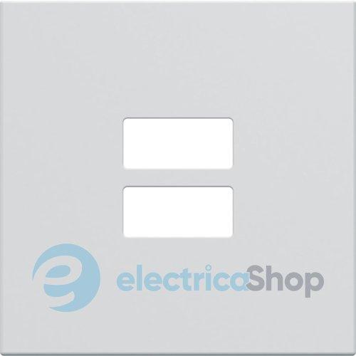 Накладка для розеток USB Lumina/Gallery, Hager WXD112P, біла