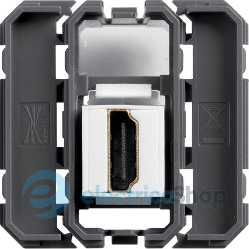 Механізм розетки HDMI, Lumina/Gallery, Hager WXF633