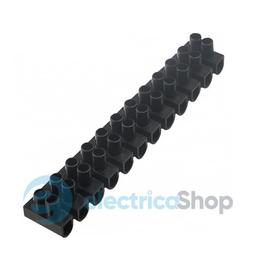 Клемна колодка ділима, 12 груп x 14mm2 e.tc.stand.12.14.black, 400V/20А, чорна, E.NEXT s016019