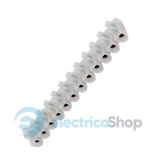 Клемна колодка ділима, 12 груп x 4mm2 e.tc.stand.12.4, 400V/3А, біла, E.NEXT s016001
