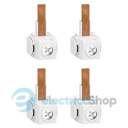 Набір з 4-х з'єднувачів для гребінчастих шин 1P+N Schneider Electric Acti9 A9XPC604