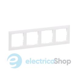 Рамка 4-постова для серії SUNO Legrand 721504 білий