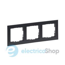 Рамка 3-постова для серії SUNO Legrand 721553 графіт