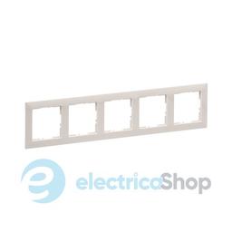 Рамка 5-постова для серії SUNO Legrand 721535 пісочний