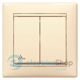 Перемикач IP44 2-кл. для серії Valena Classic Legrand 774198 слонова кістка