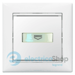 Вимикач картковий (готельний) для серії Valena Classic Legrand 774234 білий глянець