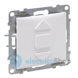 Вимикач жалюзі 3-позиційний 6A/250V для серії SUNO Legrand 721139 білий