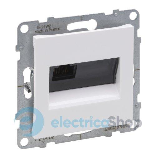 Розетка компьютерна 1-а RJ45 CAT6/UTP для серії SUNO Legrand 721152 білий