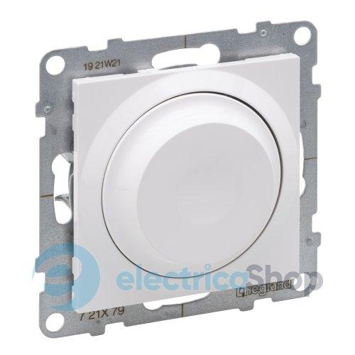 Димер поворотний 300Вт/250V всі навантаження для серії SUNO Legrand 721179 білий