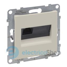 Розетка компьютерна 1-а RJ45 CAT6/UTP для серії SUNO Legrand 721252 слонова кістка