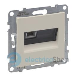 Розетка телефонна 1-а RJ11 для серії SUNO Legrand 721261 слонова кістка