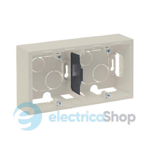 Коробка накладного монтажу 2 пости для серії SUNO Legrand 721295 слонова кістка