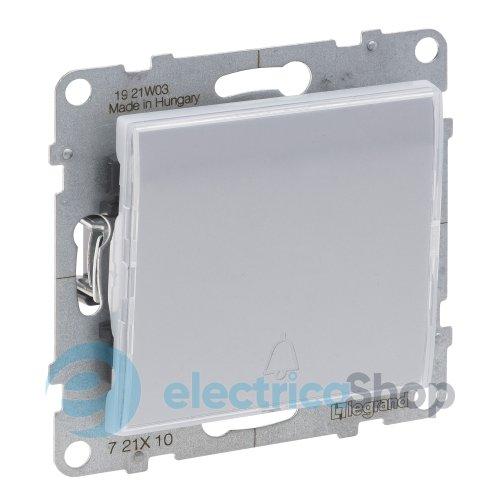 Кнопка 1-кл з тримачем етикети 6A/250V для серії SUNO Legrand 721310 алюміній