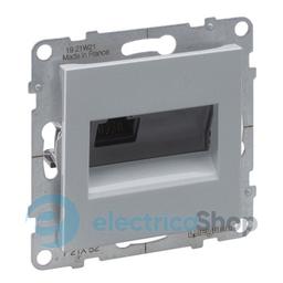 Розетка компьютерна 1-а RJ45 CAT6/UTP для серії SUNO Legrand 721352 алюміній