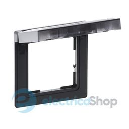 Рамка 1-постова IP44 для серії SUNO Legrand 721444 чорний