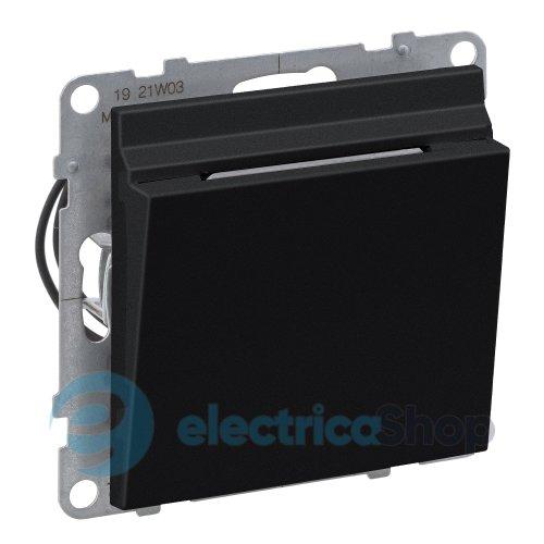 Вимикач картковий для готелей 6А/250V для серії SUNO Legrand 721475 чорний