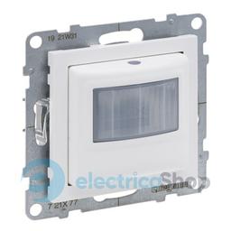 Датчик руху універсальний без регулювання з нейтраллю 500Вт/230V LED для серії SUNO Legrand 721177A білий