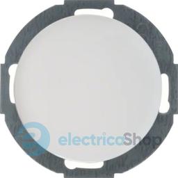Заглушка з центральною панеллю без цоколя R.classic Berker 10092079, полярна білизна