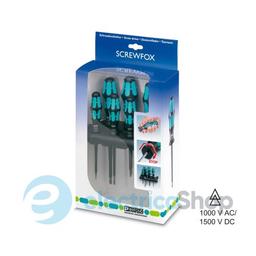 Набір викруток, зі шліцом / хрестоподібним шліцом Pozidriv ® SF-SL/PZ SET VDE Phoenix Contact 1212540