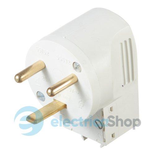 Силова вилка 20A 220V 2К+З Legrand 55152