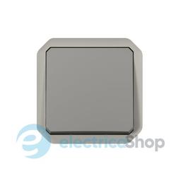 Перемикач 1-кл. 10А/250В мех-м. Legrand Plexo New 069511L колір сірий