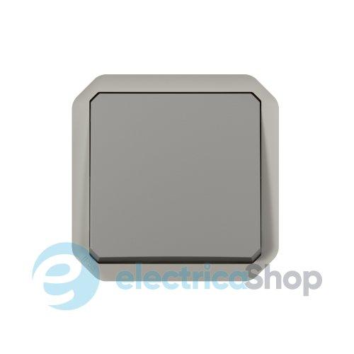 Перемикач 1-кл. 10А/250В мех-м. Legrand Plexo New 069511L колір сірий