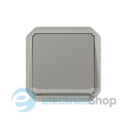 Кнопка 1-кл. 10А/250В з НВ конт. та індикацією мех-м. Legrand Plexo New 069533L колір сірий
