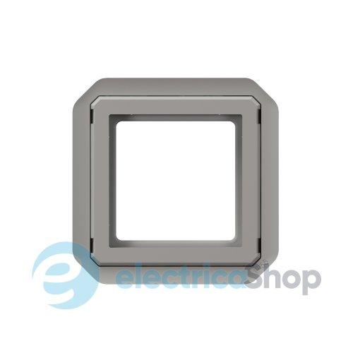 Адатпер для мех-в. Mosaic без кришки мех-в. Legrand Plexo New 069582L колір сірий