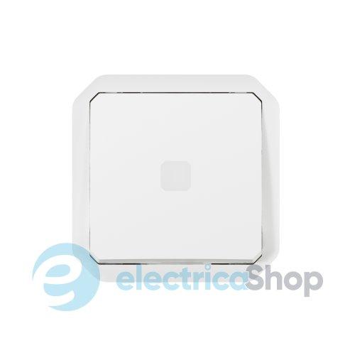 Вимикач з підсв. 1-кл. 10А/250В з затримкою часу. мех-м. Legrand Plexo New 069604L колір білий