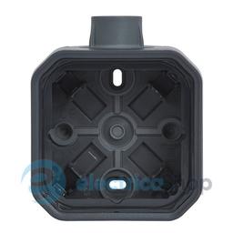 Коробка наклад. 1-пост. з вводом ISO20 Legrand Plexo New 069628L колір антрацит