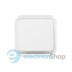 Кнопка з підсв. 1-кл. 10А/250В з НВ конт. мех-м. Legrand Plexo New 069632L колір білий
