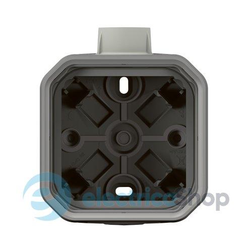 Коробка наклад. 1-пост. з вводом PG16 Legrand Plexo New 069652L колір сірий