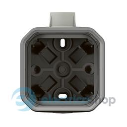 Коробка наклад. 1-пост. з вводом ISO20 Legrand Plexo New 069656L колір сірий