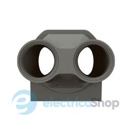 Мембрана з подвійним вводом ISO 20 Legrand Plexo New 069673L колір антрацит