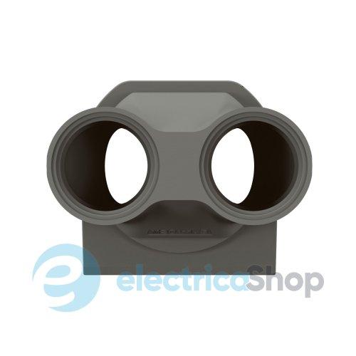 Мембрана з подвійним вводом ISO 20 Legrand Plexo New 069673L колір антрацит