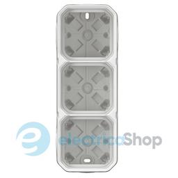 Коробка наклад. 3-пост. гориз./верт. Legrand Plexo New 069688L колір білий