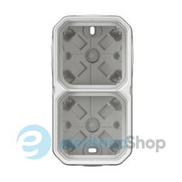 Коробка наклад. 2-пост. гориз./верт. Legrand Plexo New 069690L колір білий
