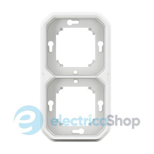 Рамка-супорт 2-пост. гориз./верт. вбуд. Legrand Plexo New 069694L колір білий