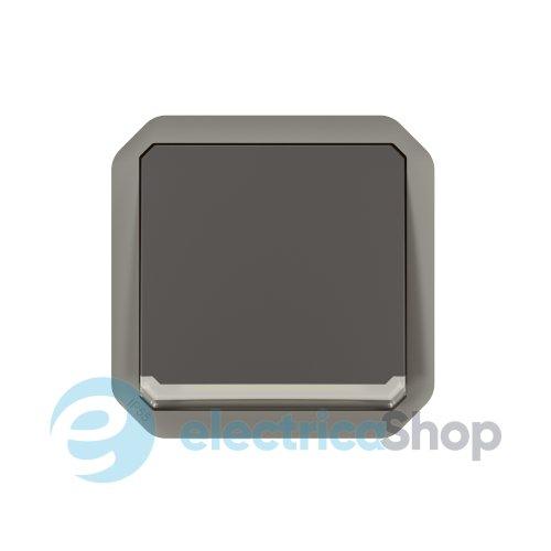 Перемикач 1-кл. 10А/250В з індикацією мех-м. Legrand Plexo New 069802L колір антрацит